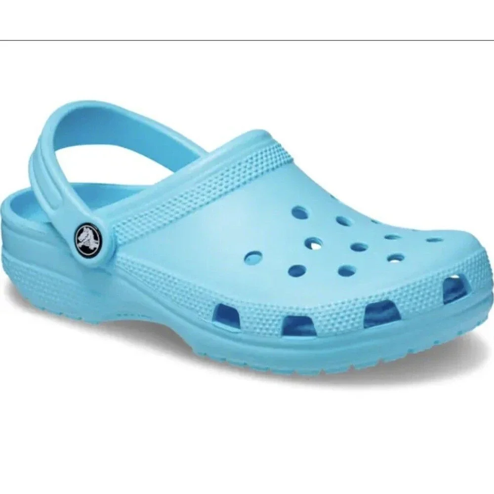 Mens Size 12 Crocs Classic Clog Slip On Artic Blue 10001-411 Sandal Shoes New